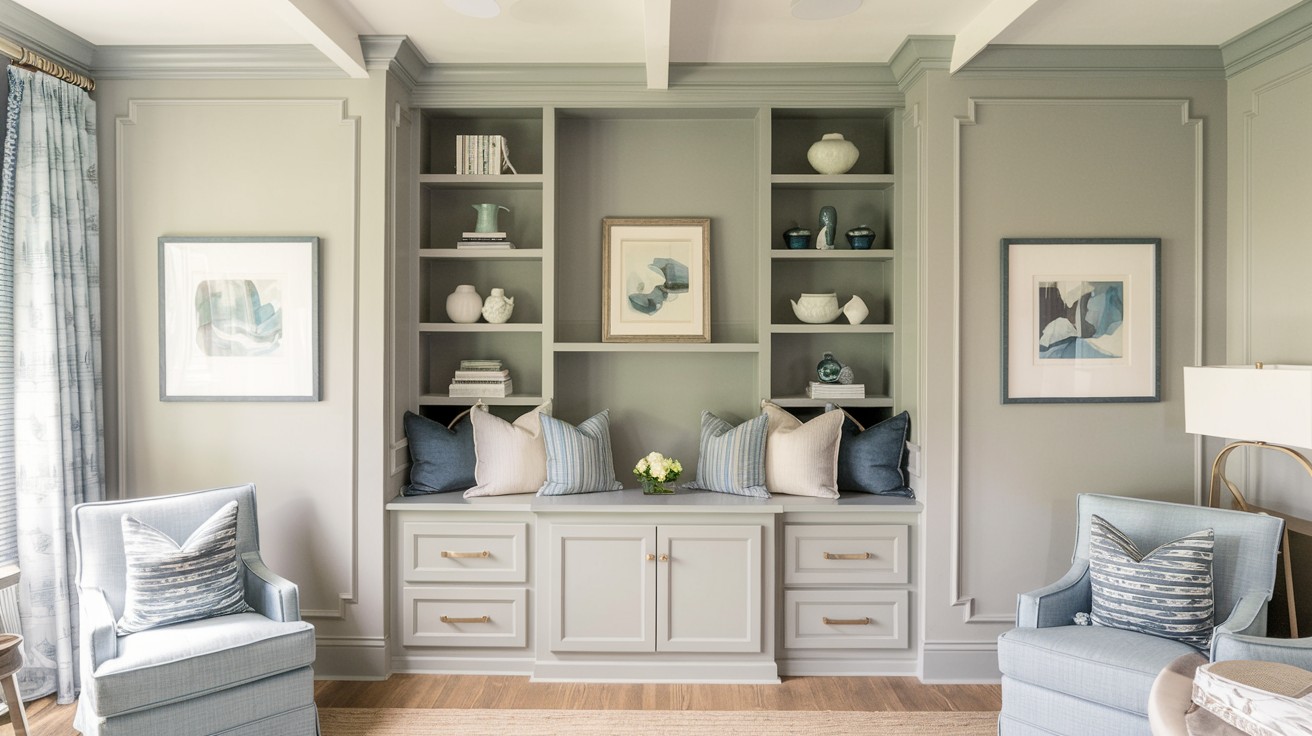 Muted Blues and Grays
