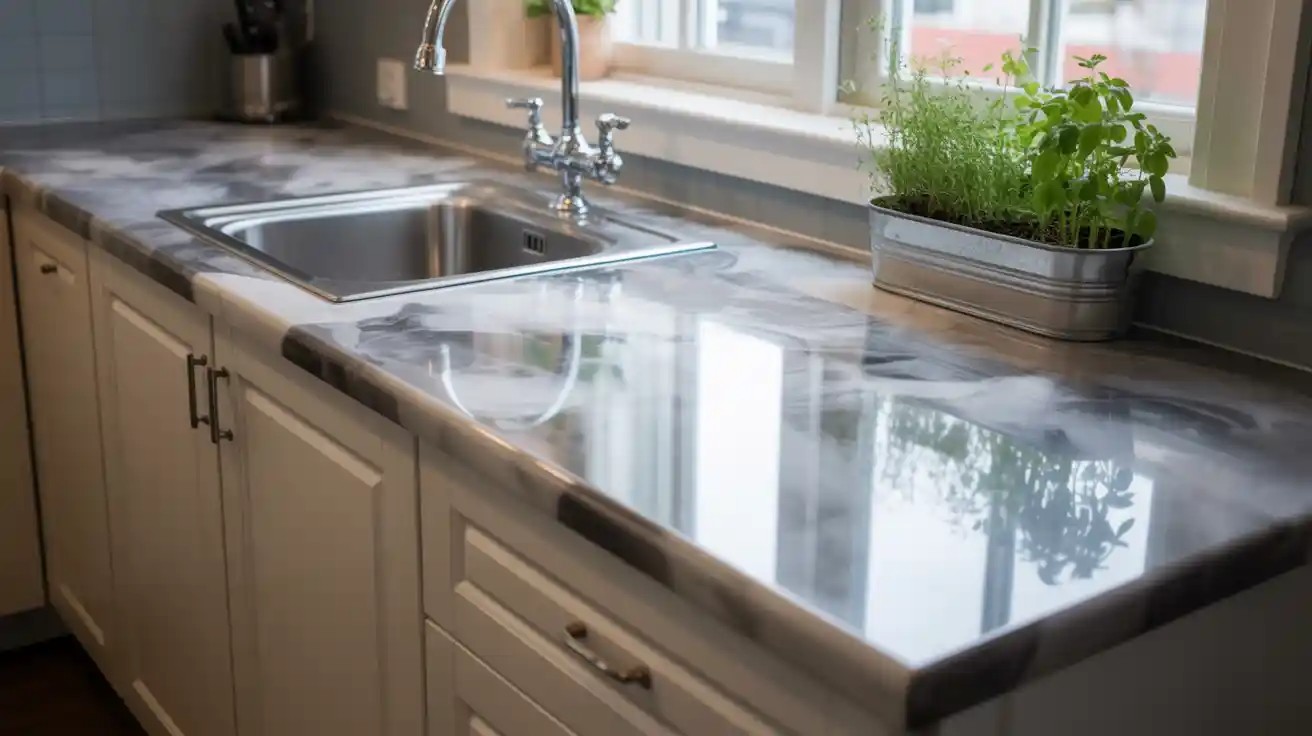 Painted or Epoxy Countertops