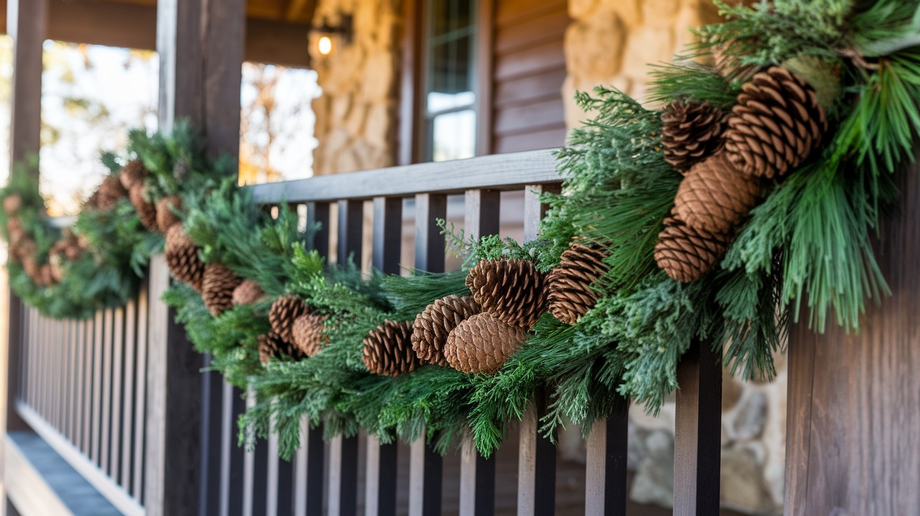 Pinecone & Greenery Garland