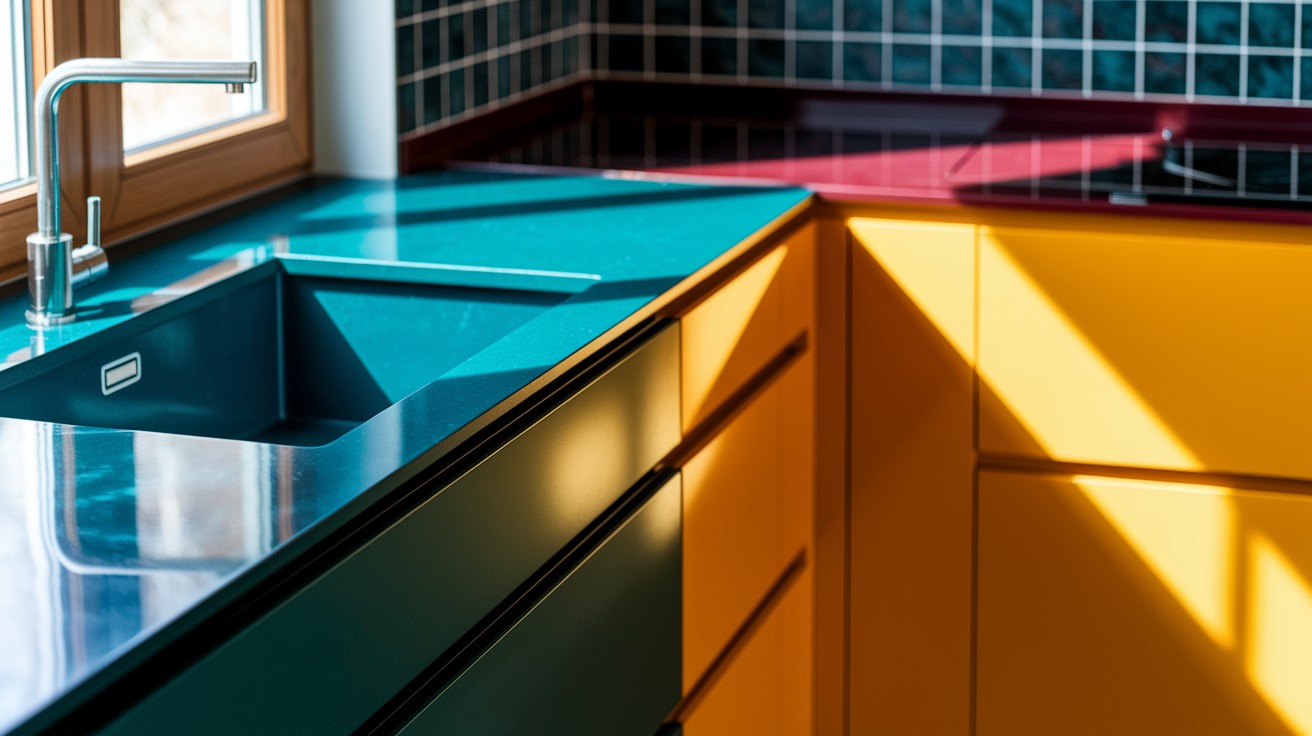 Solid Surface with Bold Hues