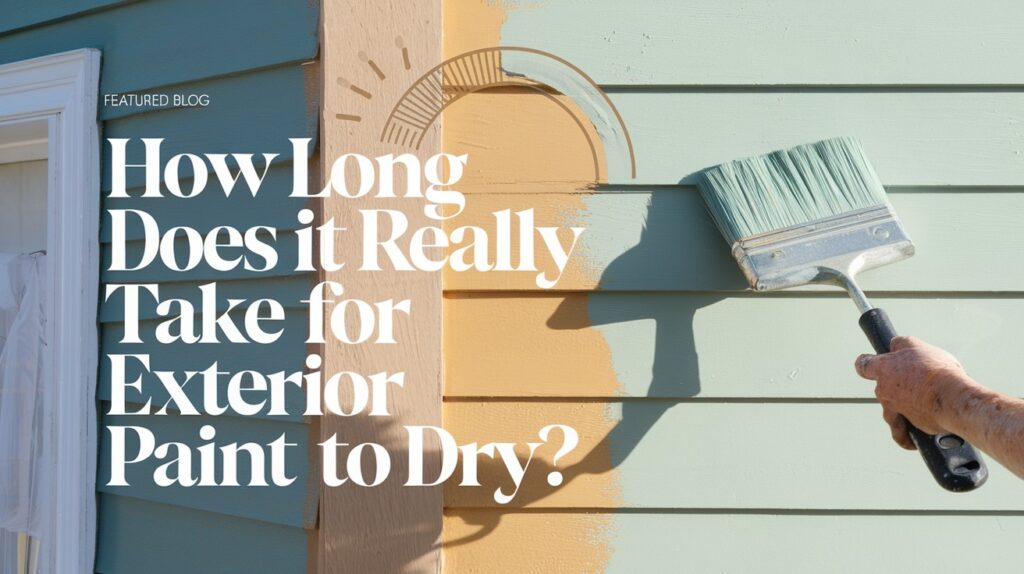 Take for Exterior Paint to Dry