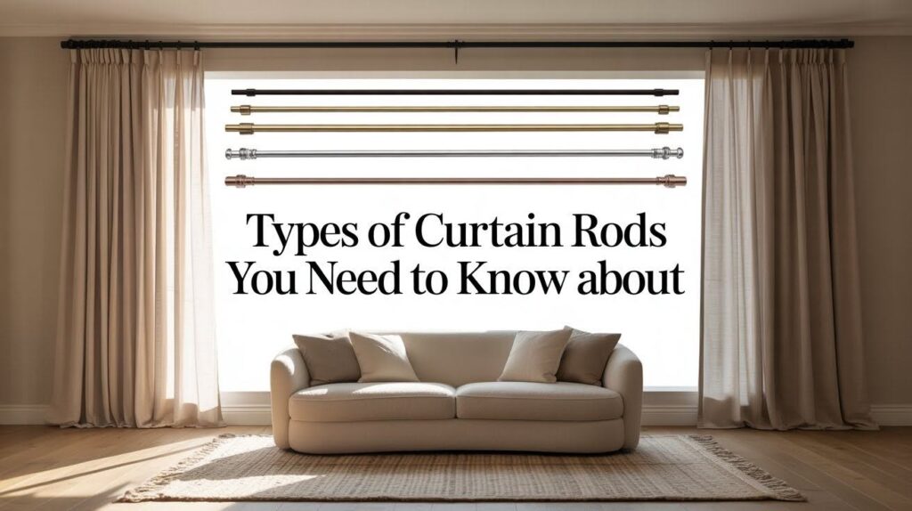 11 Types of Curtain Rods You Need to Know About