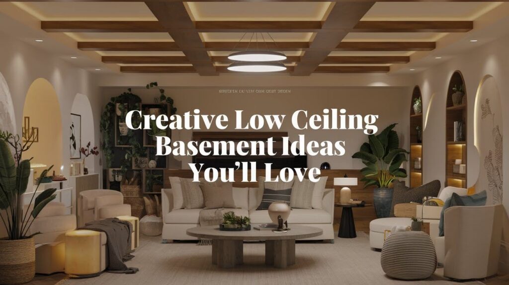 13 Creative Low Ceiling Basement Ideas You’ll Love