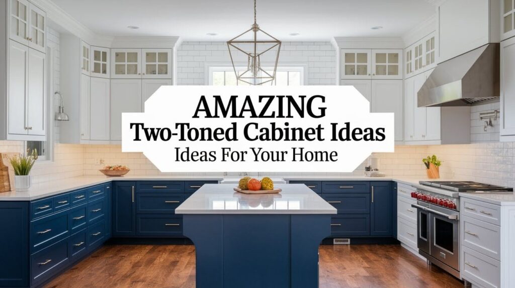 41 Amazing Two-Toned Cabinet Ideas for Your Home
