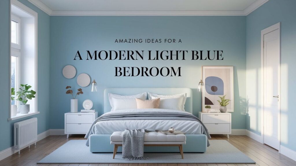 57 Amazing Ideas for a Modern Light Blue Bedroom