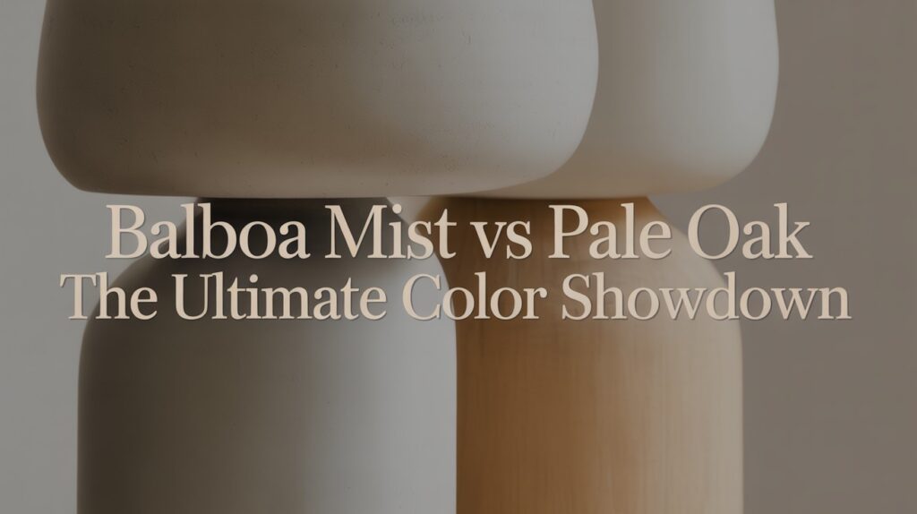 Balboa Mist vs Pale Oak
