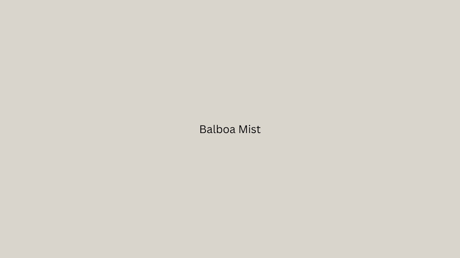 Balboa Mist