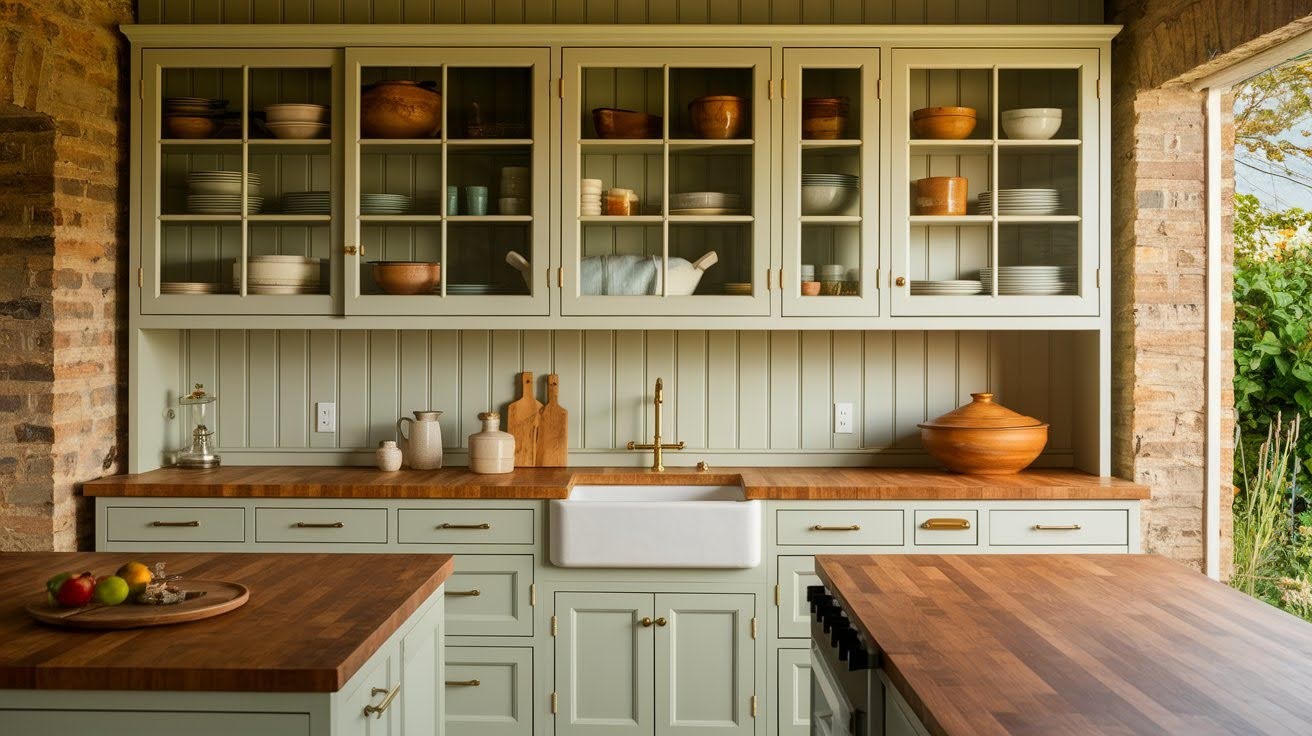 Beadboard Cabinets