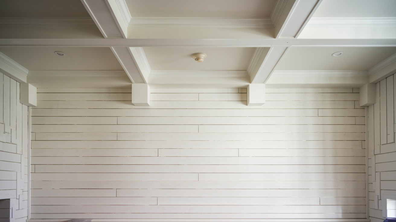 Beefy Crown Molding on Top of Vertical Shiplap