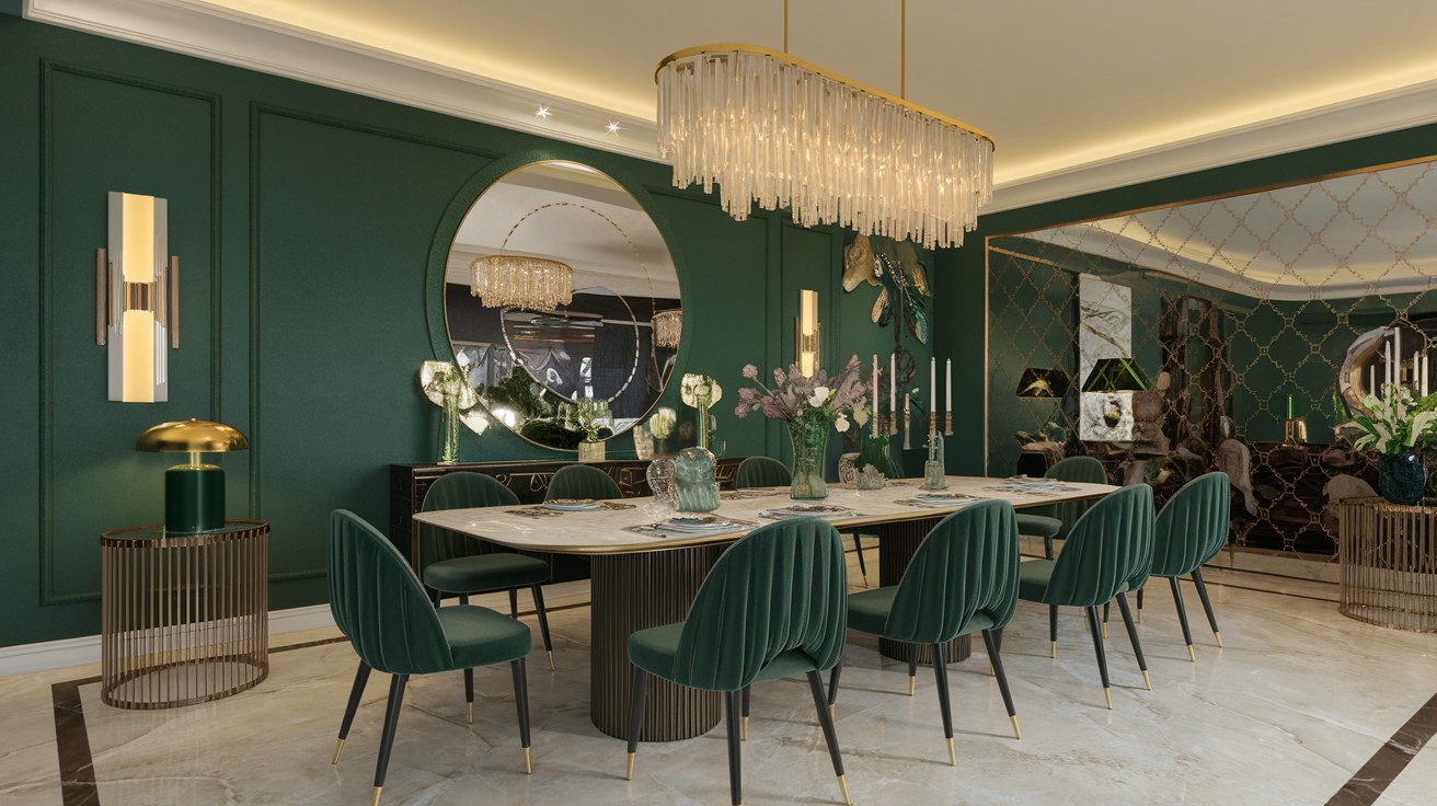 Bold Emerald Green for a Luxe Pop