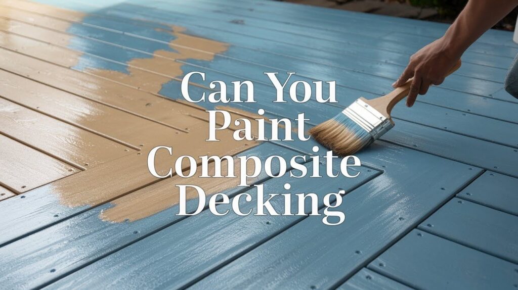 Can You Paint Composite Decking