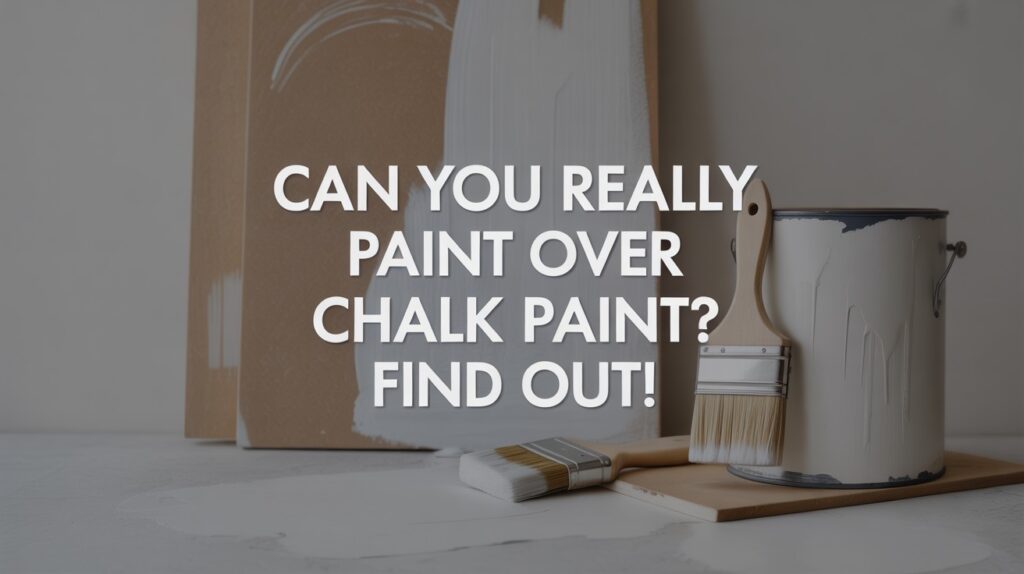 Can You Really Paint Over Chalk Paint? Find Out!
