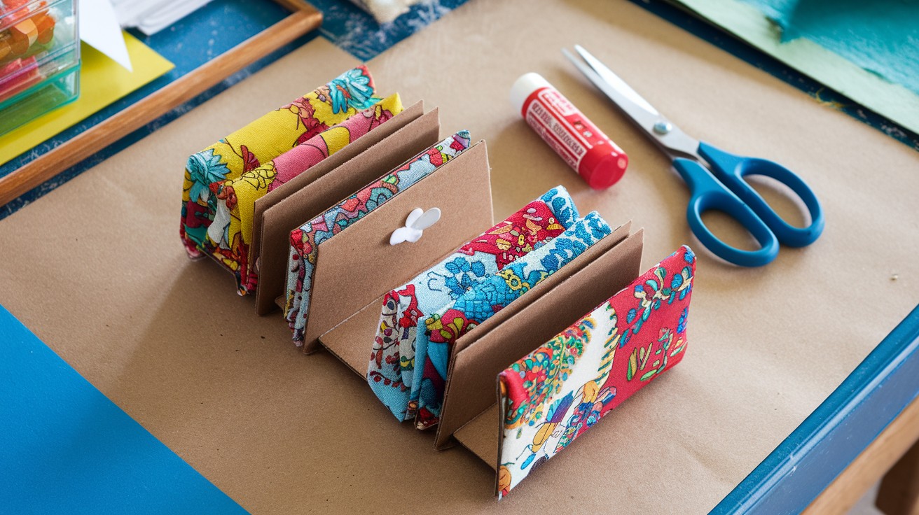 Cardboard + Fabric Covered Holder