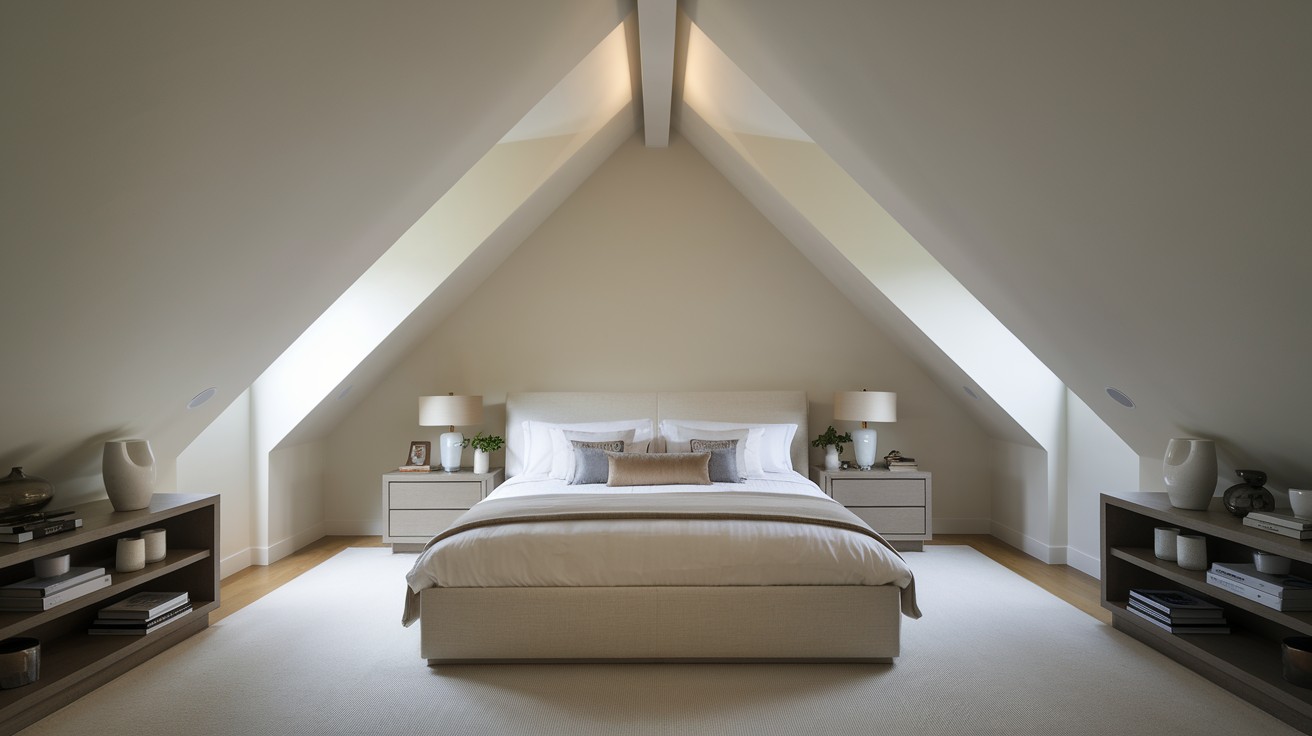 Center the Bed Under the Highest Point
