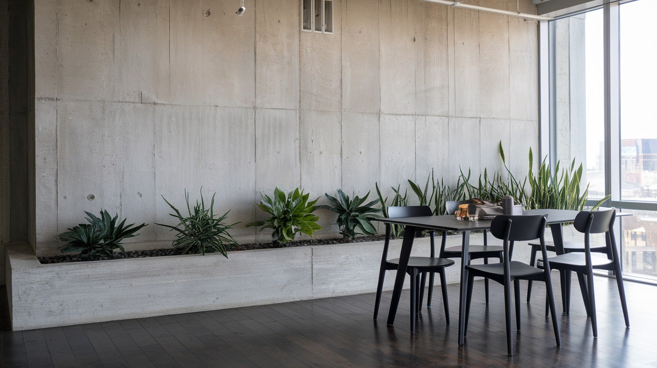  Concrete Finish Wall for Industrial Edge