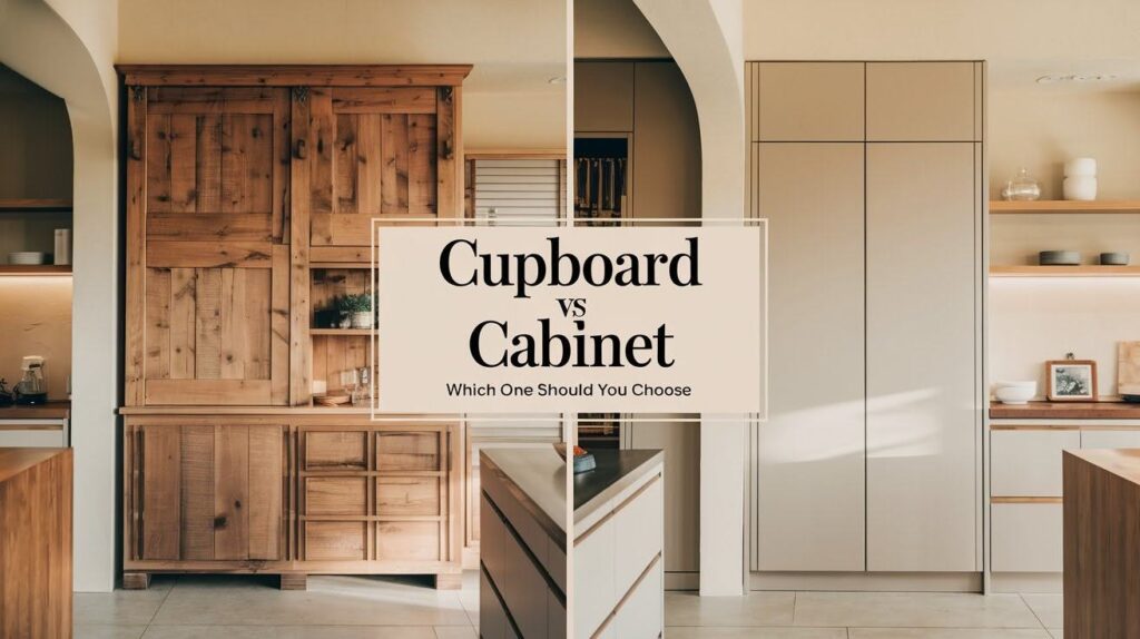 Cupboard vs Cabinet