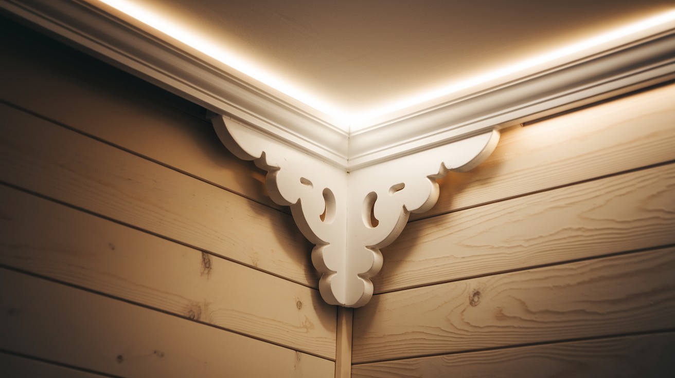  Decorative Corner Brackets as Trim Accents