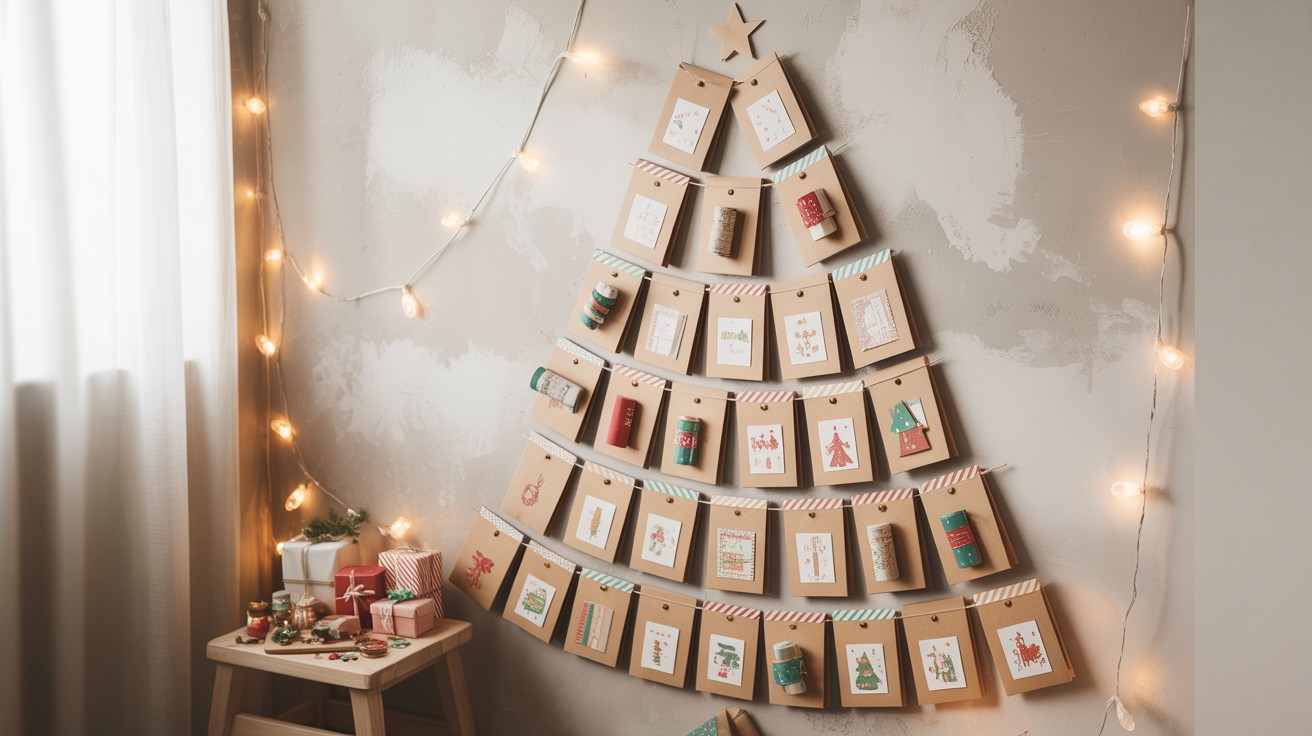 Envelope Tree on the Wall