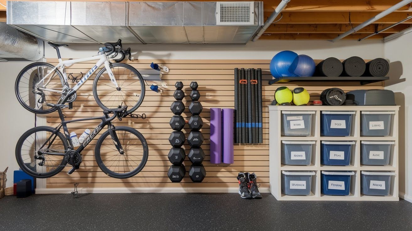 Exercise Equipment Storage