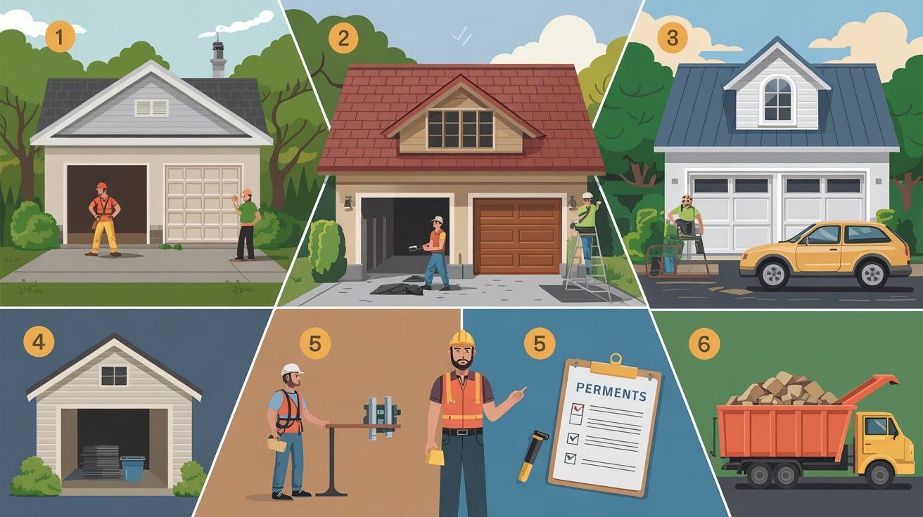 Factors That Affect Garage Roof Replacement Costs