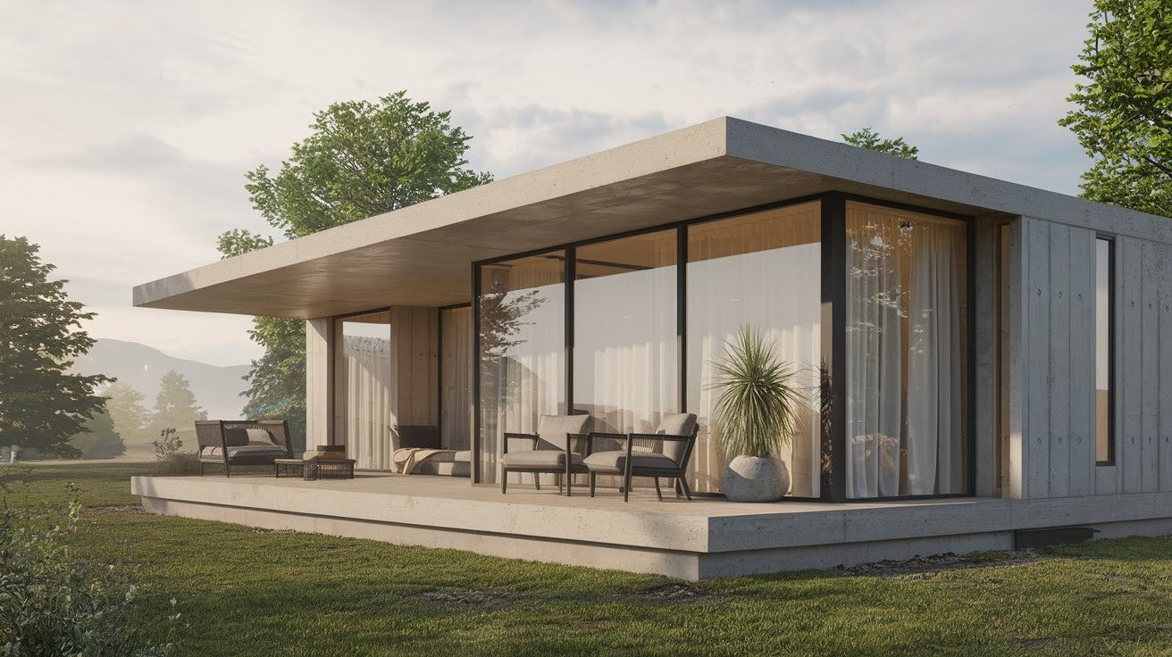 Flat Roof Porch
