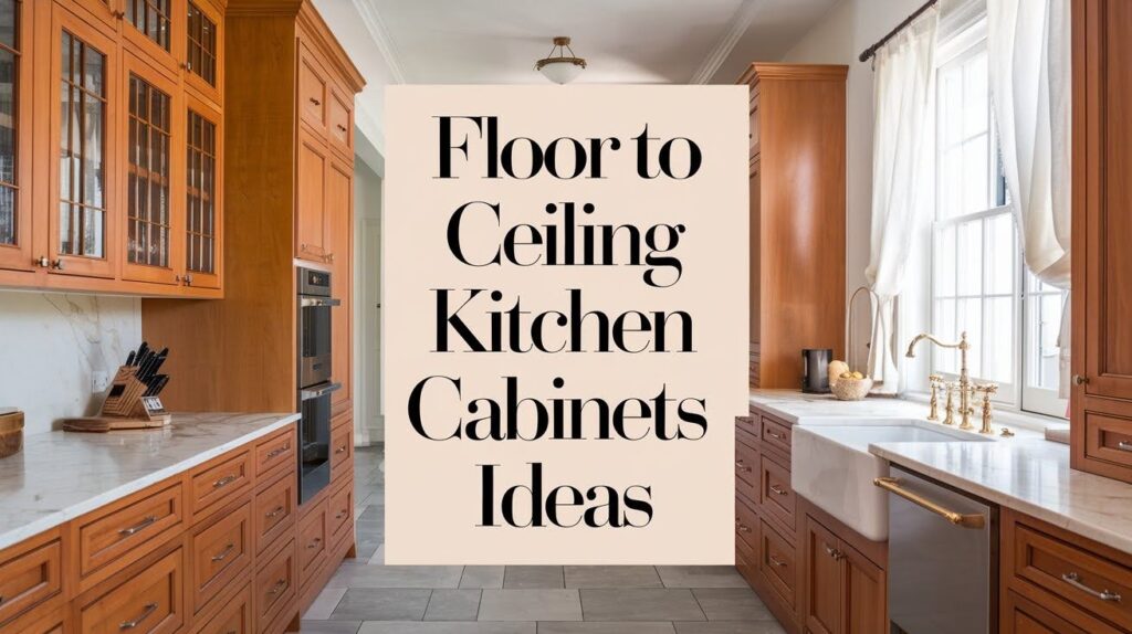 Floor to Ceiling Kitchen Cabinets Ideas & Costs