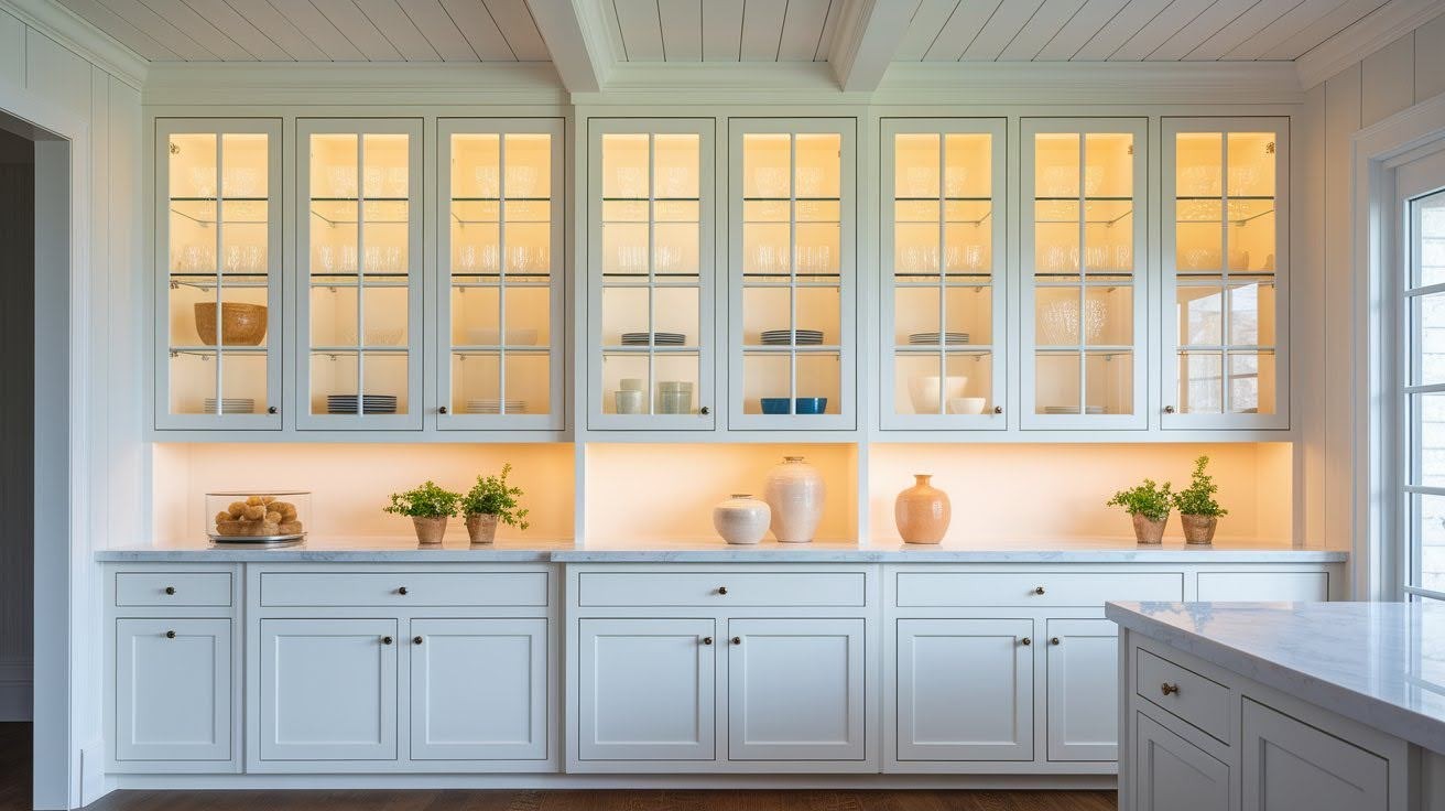  Glass-Front Cabinets