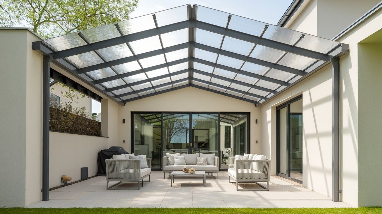  Glass Or Polycarbonate Roof Extension