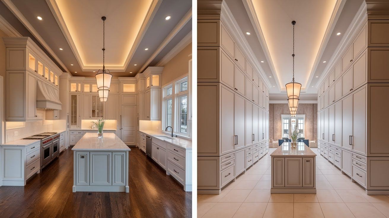 How Ceiling Height Affects Cabinet Height Choices