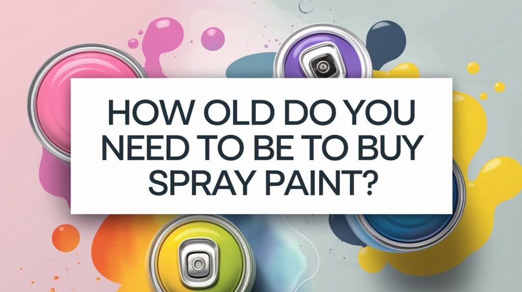 How Old Do You Need to Be to Buy Spray Paint