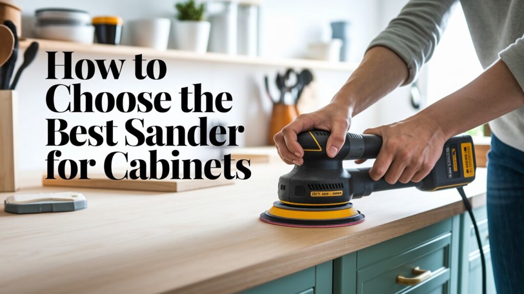 How to Choose the Best Sander for Cabinets
