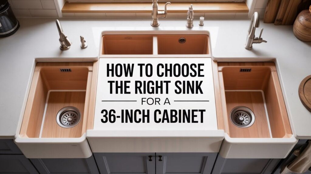 How to Choose the Right Sink for a 36-Inch Cabinet