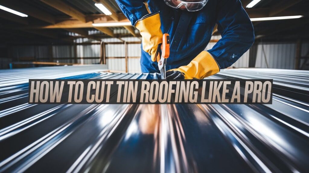 How to Cut Tin Roofing Like a Pro