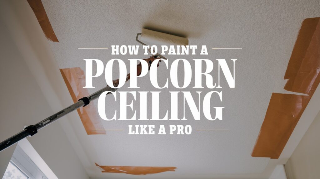 How to Paint a Popcorn Ceiling Like a Pro
