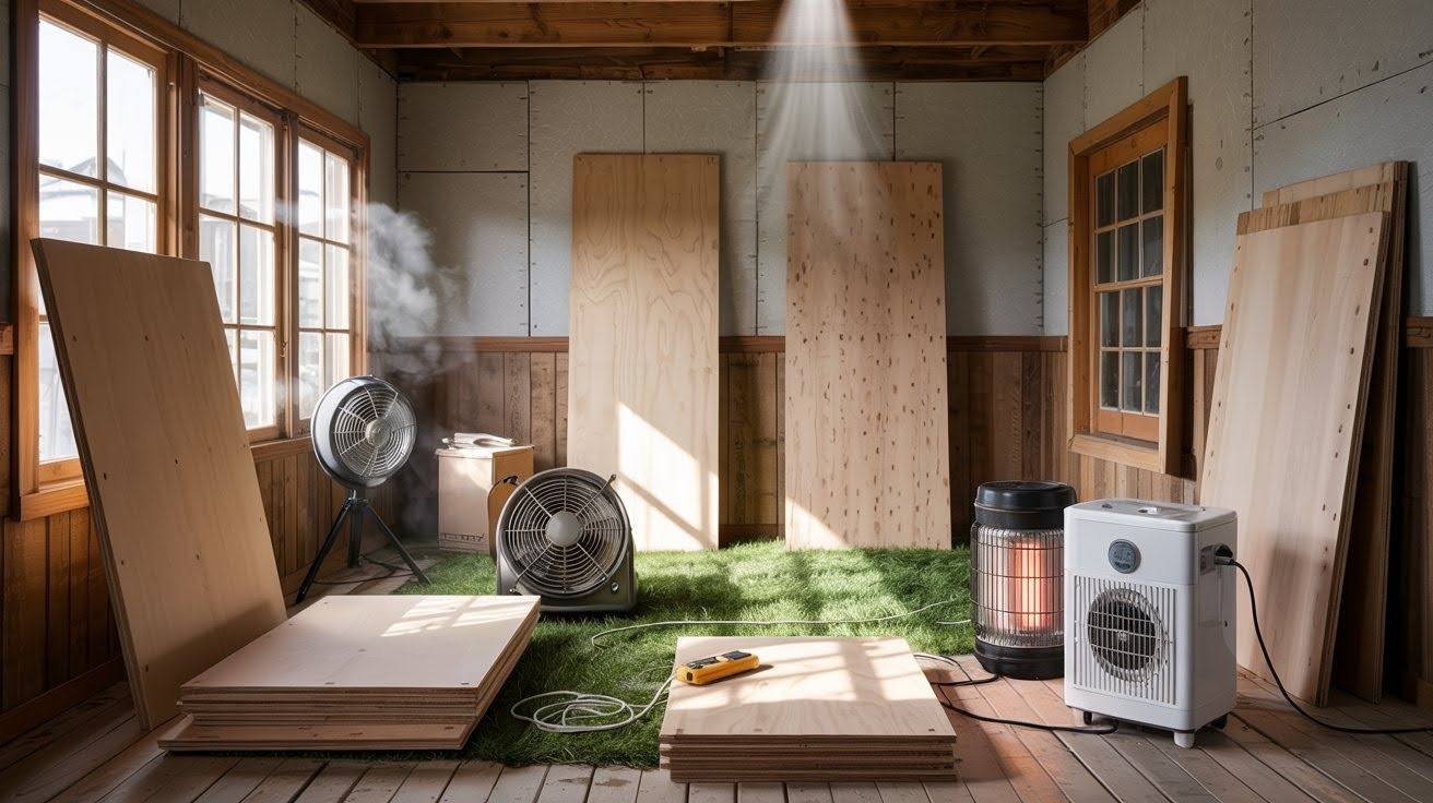 How to Save Wet Plywood