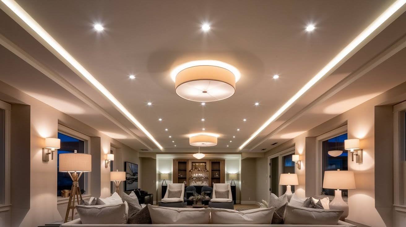 Install Recessed or Flush-Mount Lighting