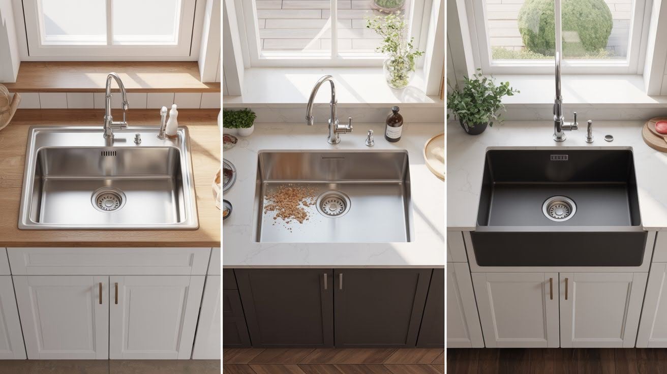 Installation Types for a 36-Inch Cabinet