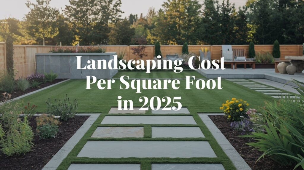 Landscaping Cost Per Square Foot in 2025