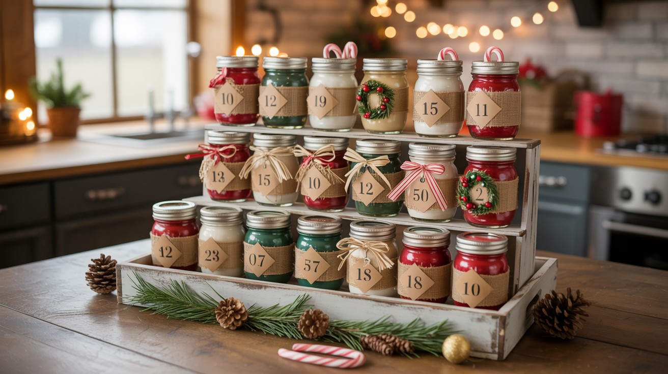 Mason Jar Advent Calendar