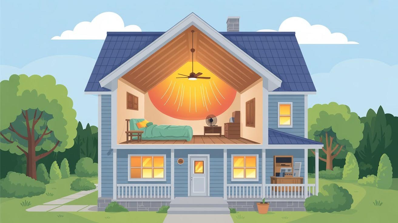 Multi-Story Home Heat Buildup