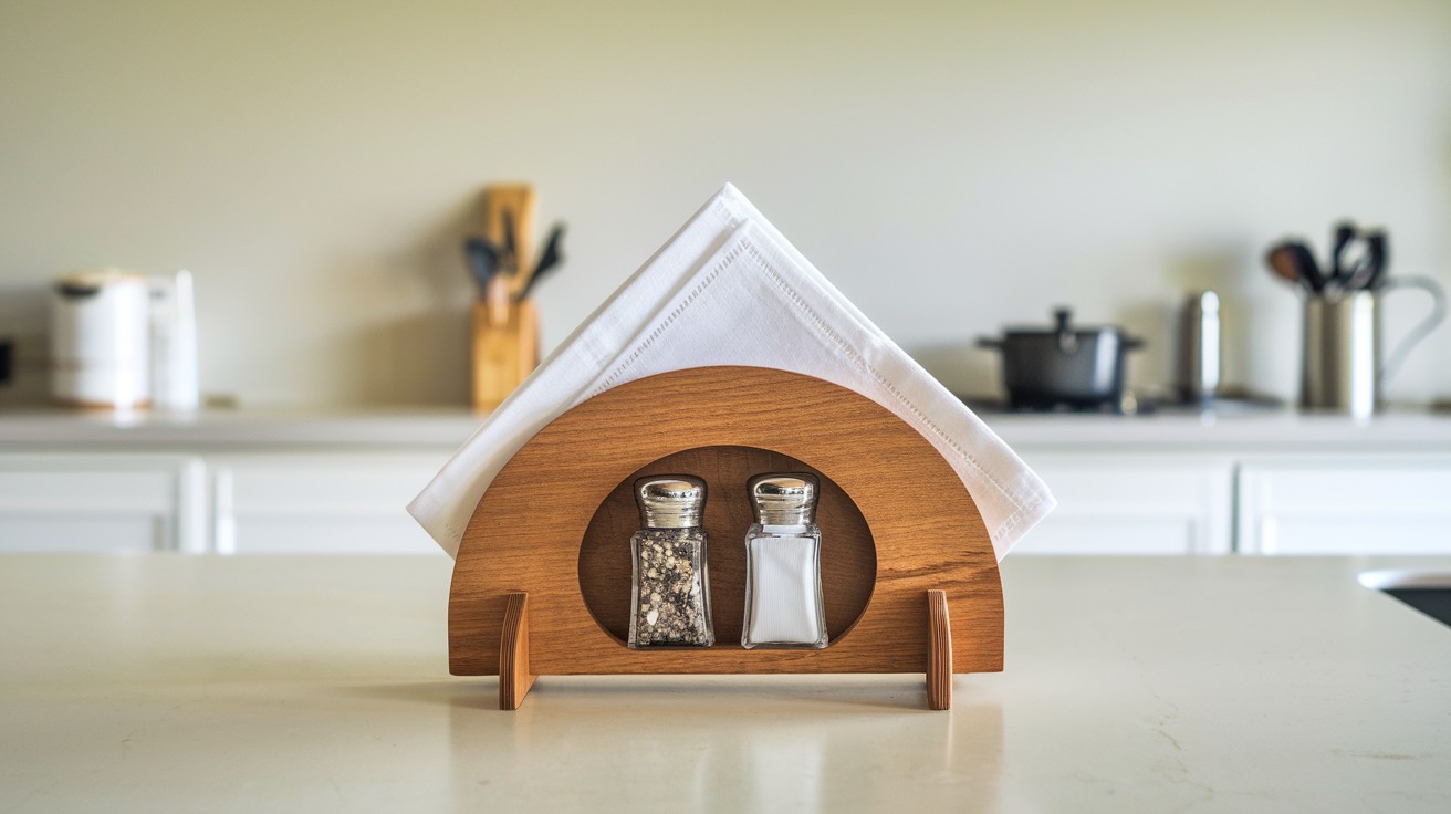 Napkin Holder + Salt