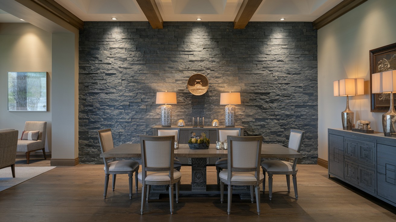  Natural Stone or Slate for a High-End Look