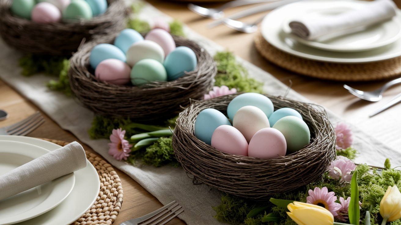 Nest-Inspired Centerpieces