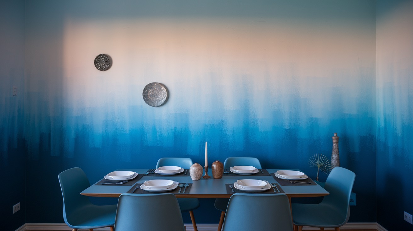  Ombre Fade Wall for Artistic Flair