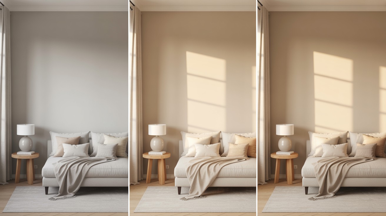 Pale Oak in Different Light