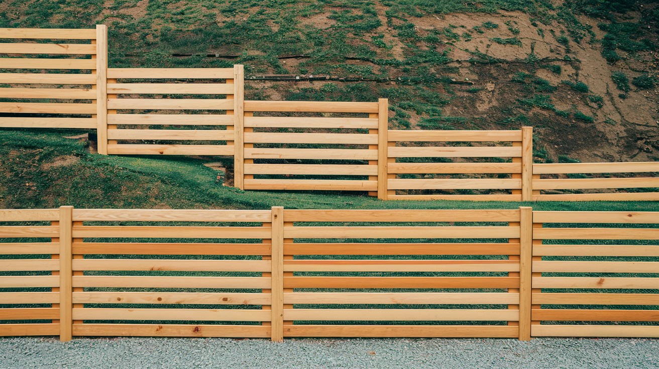 Pressure-Treated Pine with Stair-Step Leveling