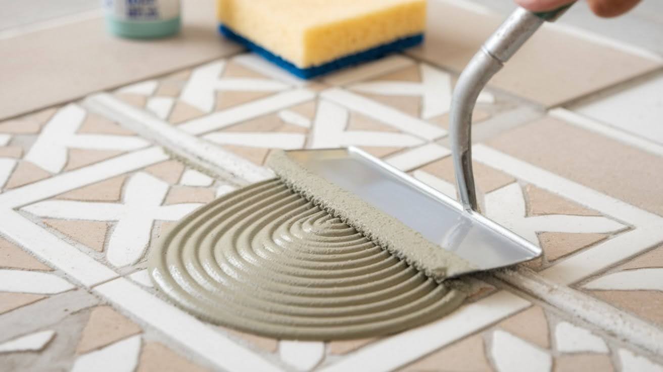 Re-grout and Seal the Tile