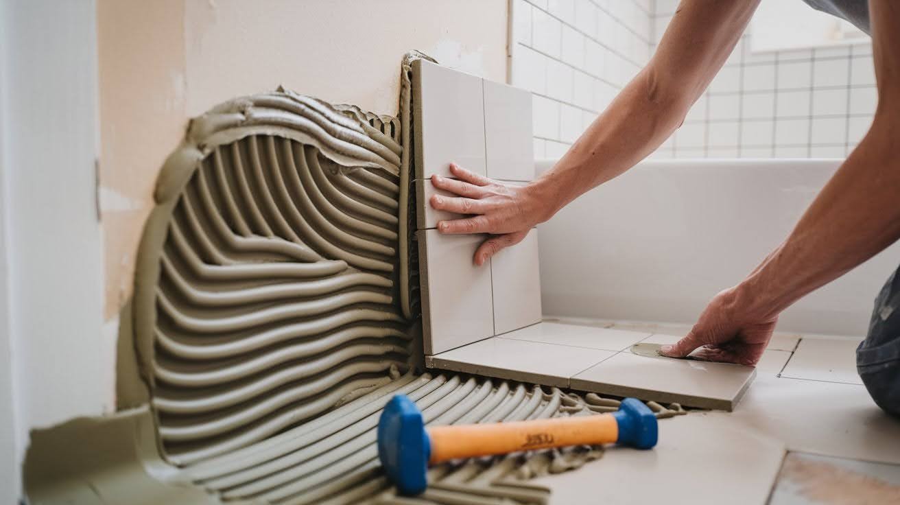 Reapply Adhesive & Reset the Tile