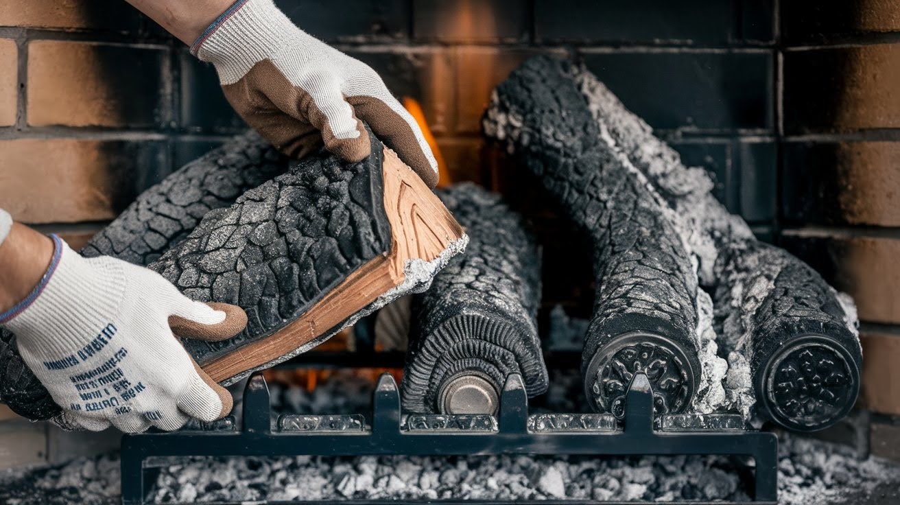 Remove Existing Gas Log Set or Insert