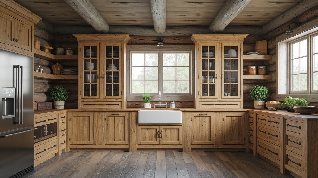 Rustic Kitchen Cabinets